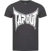 TAPOUT Camiseta antracita / blanco