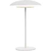 Newgarden Lámpara de mesa Sardinia 30, color blanco, con batería recargable