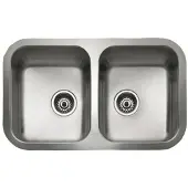 Teka BE 2C 780, Fregadero encimera, Rectangular, Acero inoxidable, Acero inoxidable, 2 cubetas, 400 x 340 mm
