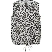 Comma Blusa greige / gris claro / negro