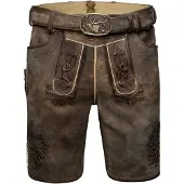Spieth & Wensky Pantalón tradicional 'Excalibur' marrón oscuro