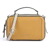 Piquadro Circle Bolso bandolera Piel natural 21 cm amarillo
