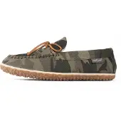 Minnetonka Mocasines 'Taft' marrón / verde