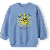 MINOTI Sudadera azul claro / amarillo / negro