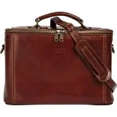 Piké Bolsa de maquillaje marrón