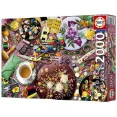 Educa El Puzzle De La Mesa De Costura 2000 Piezas
