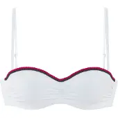 s.Oliver Top de bikini rojo / negro / blanco