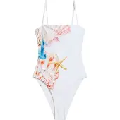 Desigual , Bañador estrella cocnhas, Blanco, S