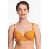 Chantelle Graphic Allure Ocre Talla: D70 | Brasieres Outlet | Mujer