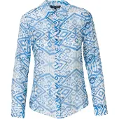 KOROSHI Blusa azul / azul pastel