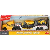 Dickie Toys Remolque Mack/volvo Con Microvehículos 32 Cm