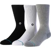 Stance - Icon 3 Pack - Calcetines multifuncionales size 43-46, gris