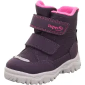 Superfit Botas de nieve 'Husky1' gris / mora / rosa