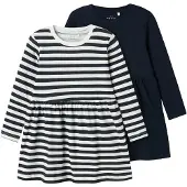Name it Vestido 'NMFVivia' marino / blanco