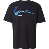 Karl kani Camiseta aqua / negro / blanco