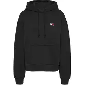 Tommy Hilfiger Sudadera 'Tommy Badge Boxy' negro