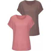 Vivance Camiseta chocolate / frambuesa