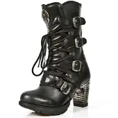 New rock Botas con cordones 'M-TR003-S1' negro