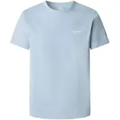 Pepe Jeans Camiseta azul paloma / blanco