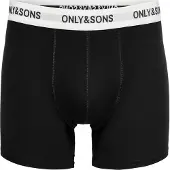 Only & Sons Calzoncillo boxer 'ONSFitz' negro / blanco