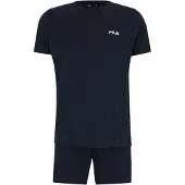 FILA Pijama corto marino / rojo / blanco