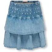 ONLY GIRLS Falda 'Kogpaula' azul denim