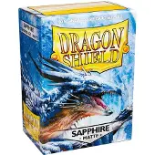 Dragon Shield Fundas Para Tarjetas Mate Zafiro 100 Sobres
