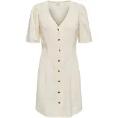ONLY Vestido camisero 'JDYSay' blanco lana