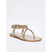 Trendyol Sandalias de dedo oro