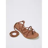 Trendyol Sandalias de dedo marrón