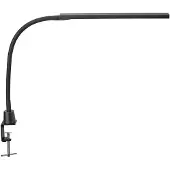 MAUL Lámpara de pinza LED MAULpirro, negra, 37 cm, atenuable