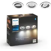Philips Hue White Ambiance Focos Empotrables Milliskin (paquete De 3)