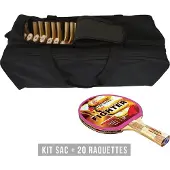 Sporti France Kit De Raqueta (bolsa + 20 Raquetas) Fighter