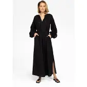 Ibana Dalma Black Talla: 38 | Vestidos Maxi Outlet | Mujer | Negro