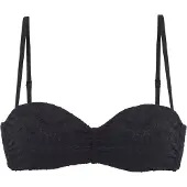 LASCANA Top de bikini negro
