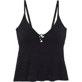 LASCANA Top de tankini negro