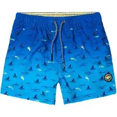 KOROSHI Bermudas azul / azul oscuro / blanco