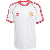 Adidas adidasCamiseta segunda equipación Manchester United '91 XL White Hombre