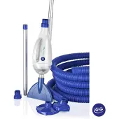 Gre Accessories 08011A, Aspiradora manual, Piscina, Azul, Blanco, Cúpula, Piscina elevada, Bolsa de filtro