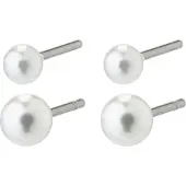 Pilgrim Pendientes 'Johanne' plata