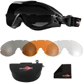 Bobster Gafas Off Road Phoenix Otg With 3 Interchangeable Lenses