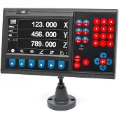 HBM LCD DRO para tornos