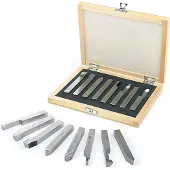 HBM Conjunto de cinceles HSS de 8 piezas