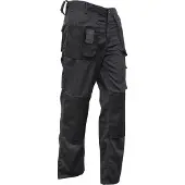 Weber pantalón de trabajo cómodo negro