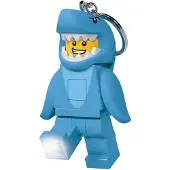 LEGO Llavero con Linterna del Hombre con Disfraz de Tiburón