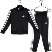 Adidas Chándal 'ESSENTIALS CLIMACOOL' negro / blanco