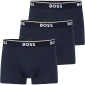 HUGO BOSS Calzoncillo boxer 'Power' beige / marino / blanco
