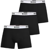 BOSS Calzoncillo boxer 'Power' gris claro / negro / blanco