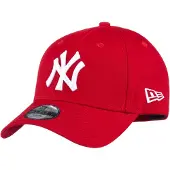 New Era Sombrero 'League Basic Neyyan' rojo / blanco