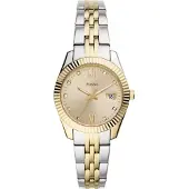Fossil Reloj analógico oro / plata
